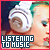 Listening to music